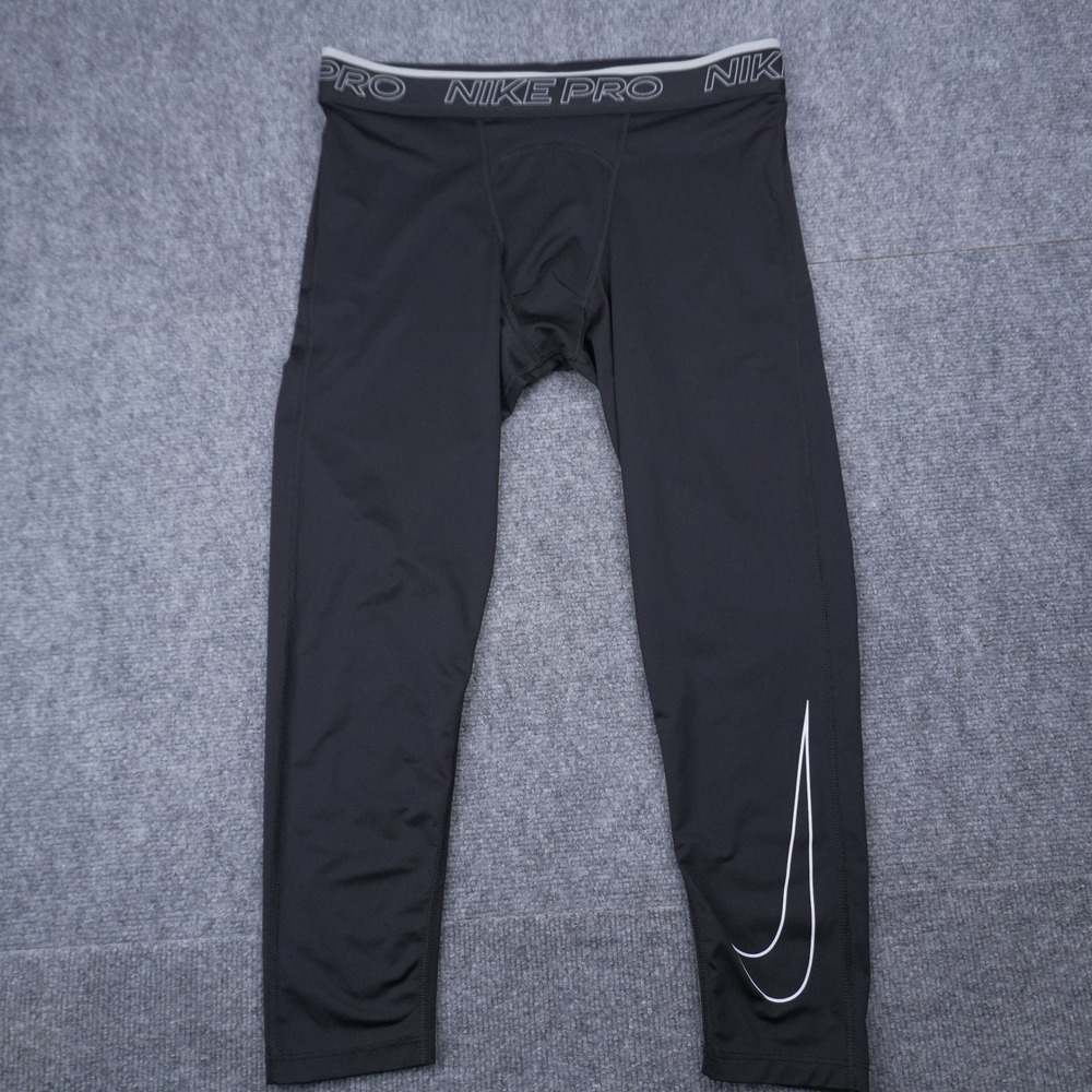 Nike Pro Kids Large Black Dri-FIT Compression Leggings DD1913-010